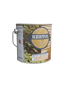 Restol Houtlolie Mat Ebbenzwart 750ml. Actie